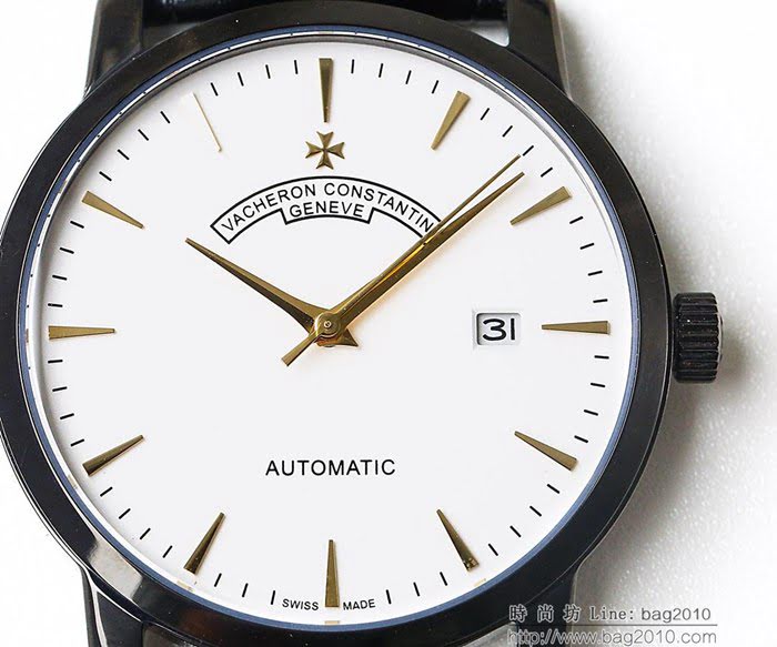 江詩丹頓 Vacheron Constantin LS精品 2018新款 進口9015機芯 小牛皮原裝蝴蝶扣 超強防水 高檔男士腕表  wssb3636
